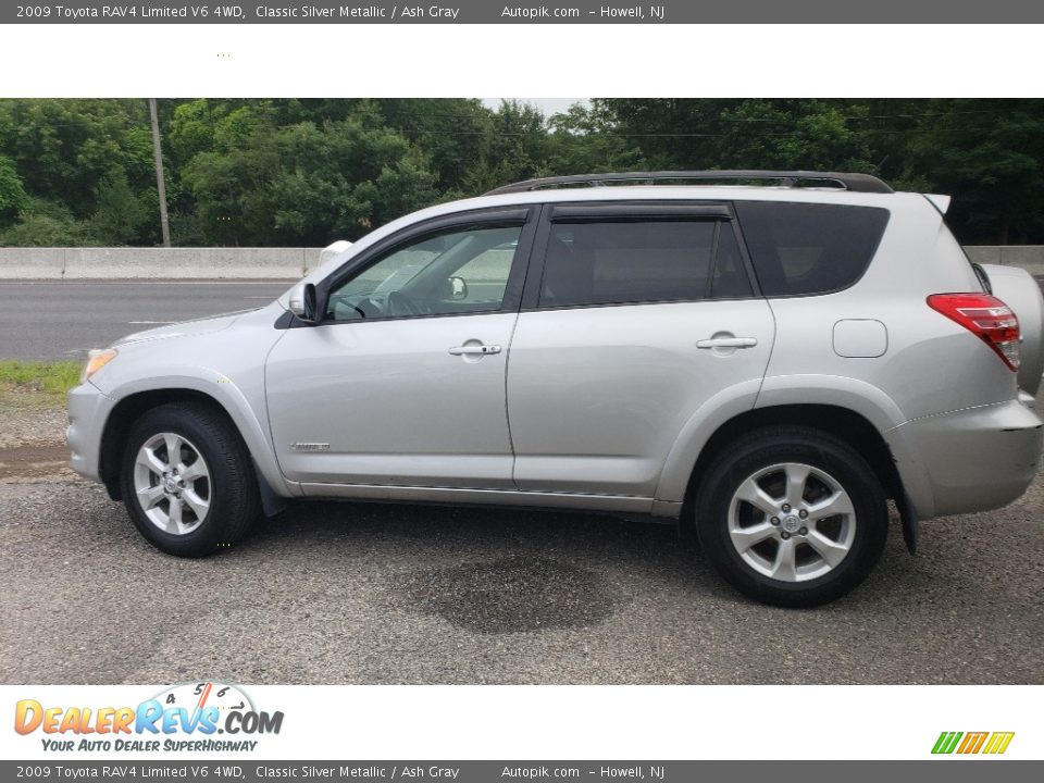 2009 Toyota RAV4 Limited V6 4WD Classic Silver Metallic / Ash Gray Photo #4