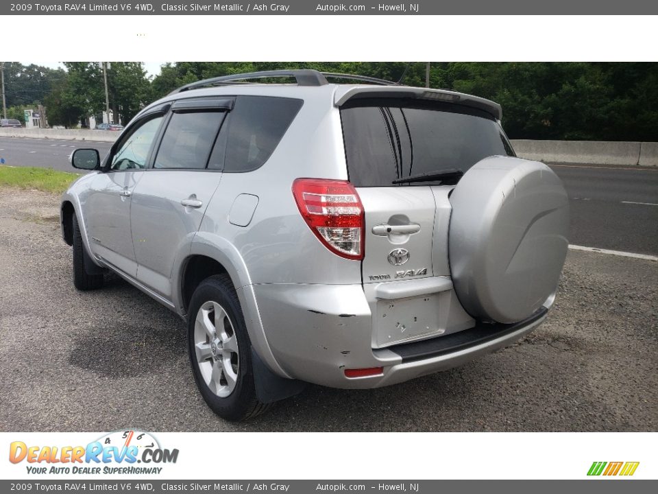 2009 Toyota RAV4 Limited V6 4WD Classic Silver Metallic / Ash Gray Photo #5