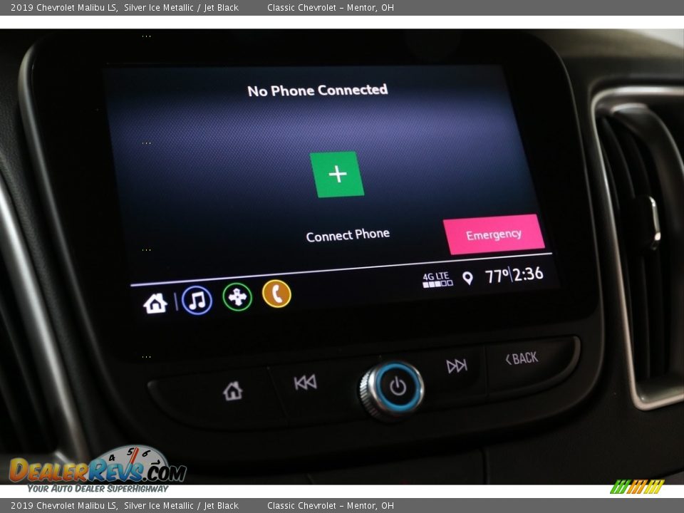 2019 Chevrolet Malibu LS Silver Ice Metallic / Jet Black Photo #18