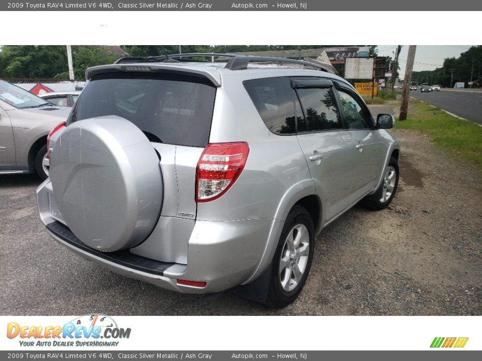 2009 Toyota RAV4 Limited V6 4WD Classic Silver Metallic / Ash Gray Photo #7