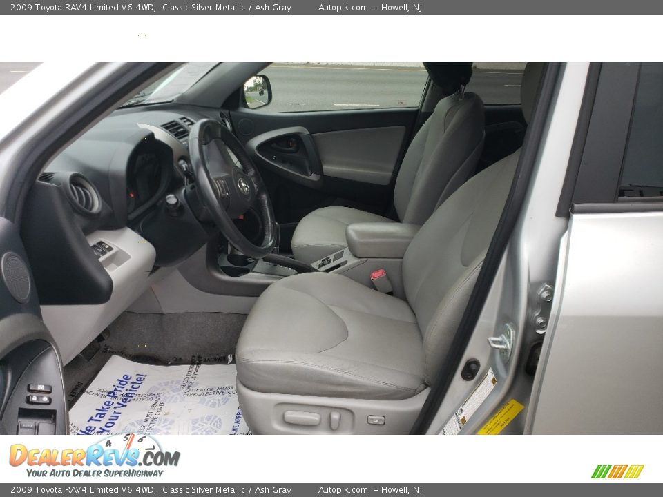 2009 Toyota RAV4 Limited V6 4WD Classic Silver Metallic / Ash Gray Photo #10