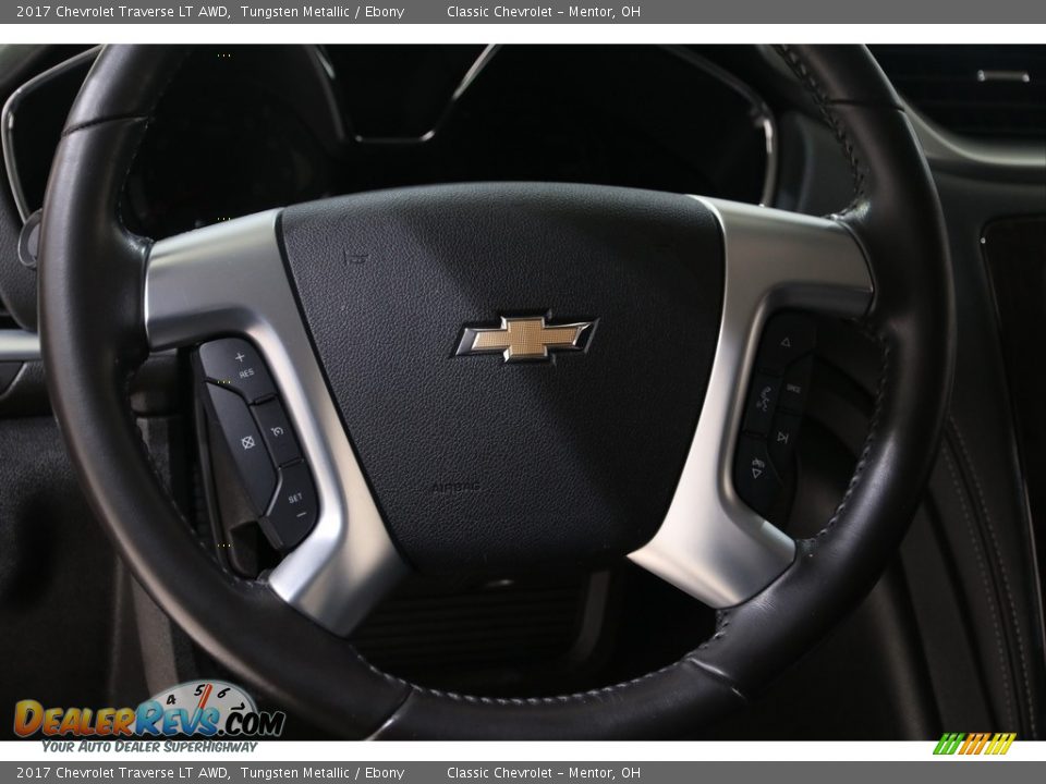 2017 Chevrolet Traverse LT AWD Tungsten Metallic / Ebony Photo #7