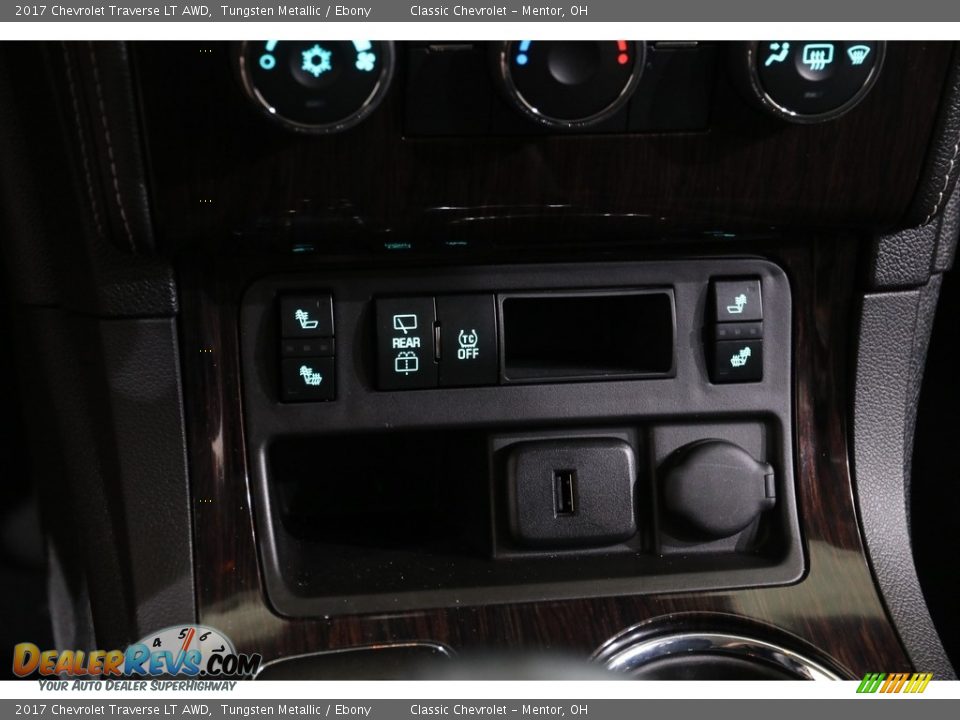 2017 Chevrolet Traverse LT AWD Tungsten Metallic / Ebony Photo #12