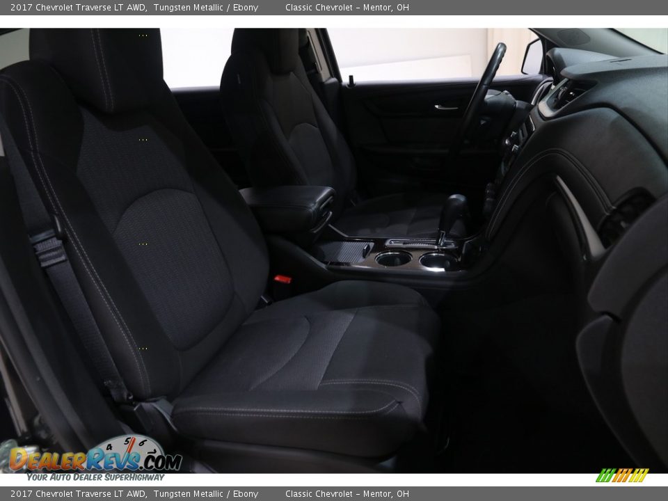 2017 Chevrolet Traverse LT AWD Tungsten Metallic / Ebony Photo #14