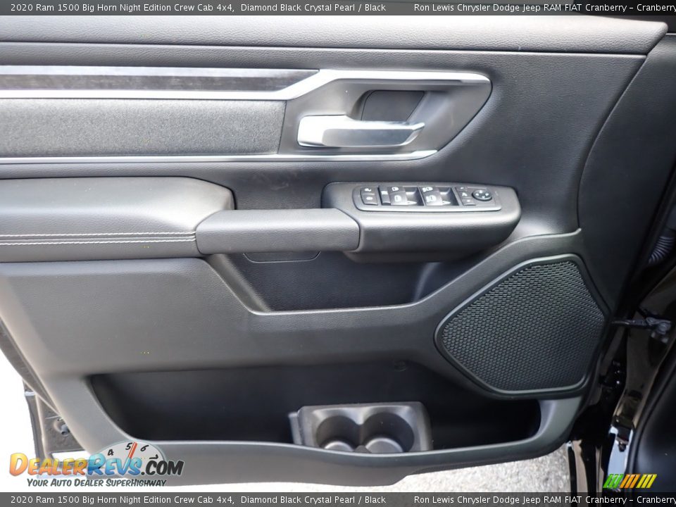 2020 Ram 1500 Big Horn Night Edition Crew Cab 4x4 Diamond Black Crystal Pearl / Black Photo #15