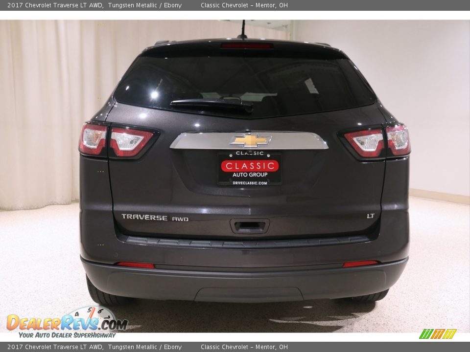 2017 Chevrolet Traverse LT AWD Tungsten Metallic / Ebony Photo #18
