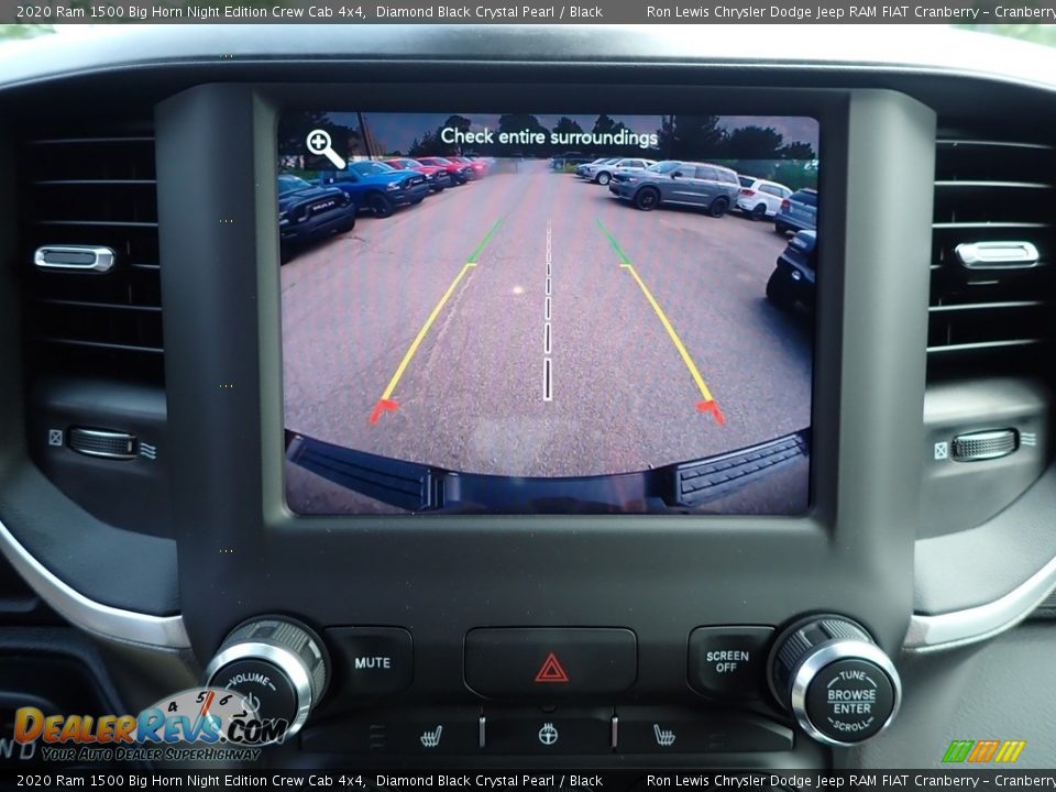 2020 Ram 1500 Big Horn Night Edition Crew Cab 4x4 Diamond Black Crystal Pearl / Black Photo #19