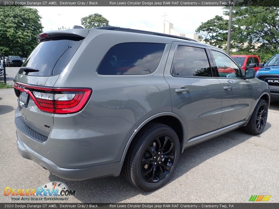 2020 Dodge Durango GT AWD Destroyer Gray / Black Photo #5