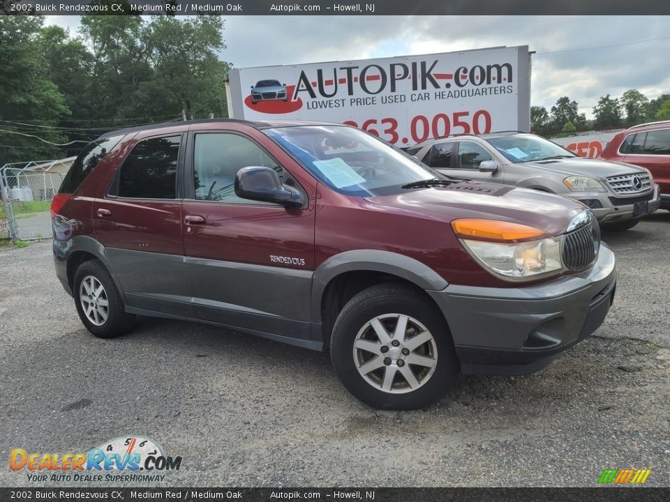 2002 Buick Rendezvous CX Medium Red / Medium Oak Photo #1