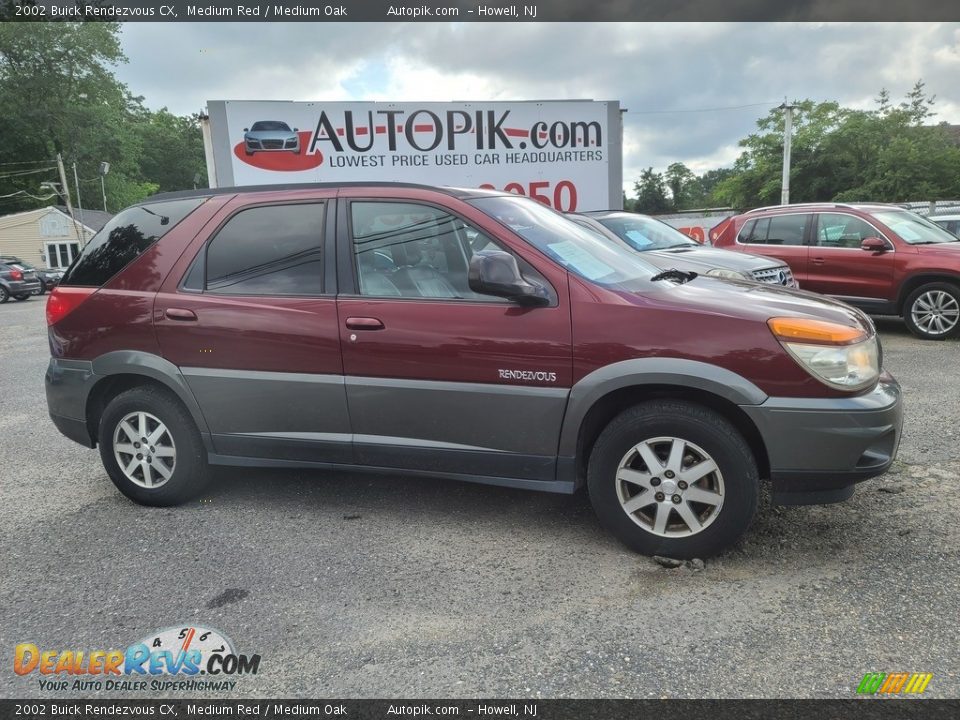 2002 Buick Rendezvous CX Medium Red / Medium Oak Photo #2