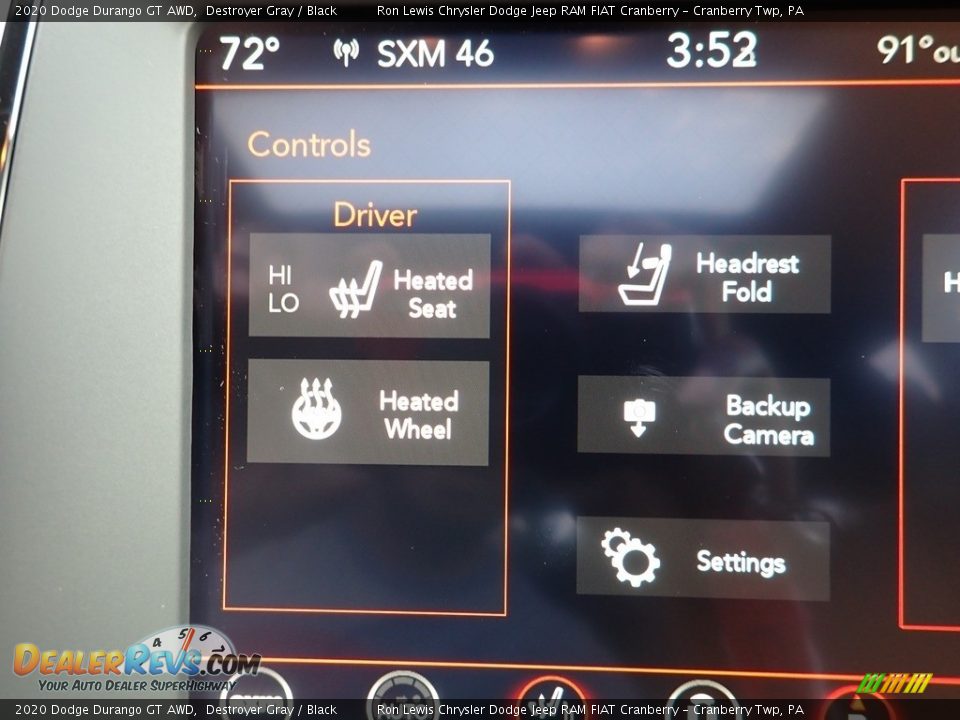 2020 Dodge Durango GT AWD Destroyer Gray / Black Photo #19