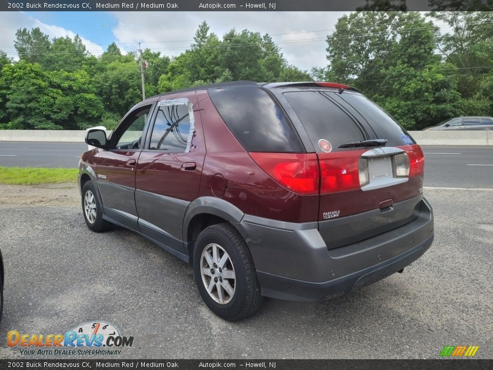 2002 Buick Rendezvous CX Medium Red / Medium Oak Photo #5