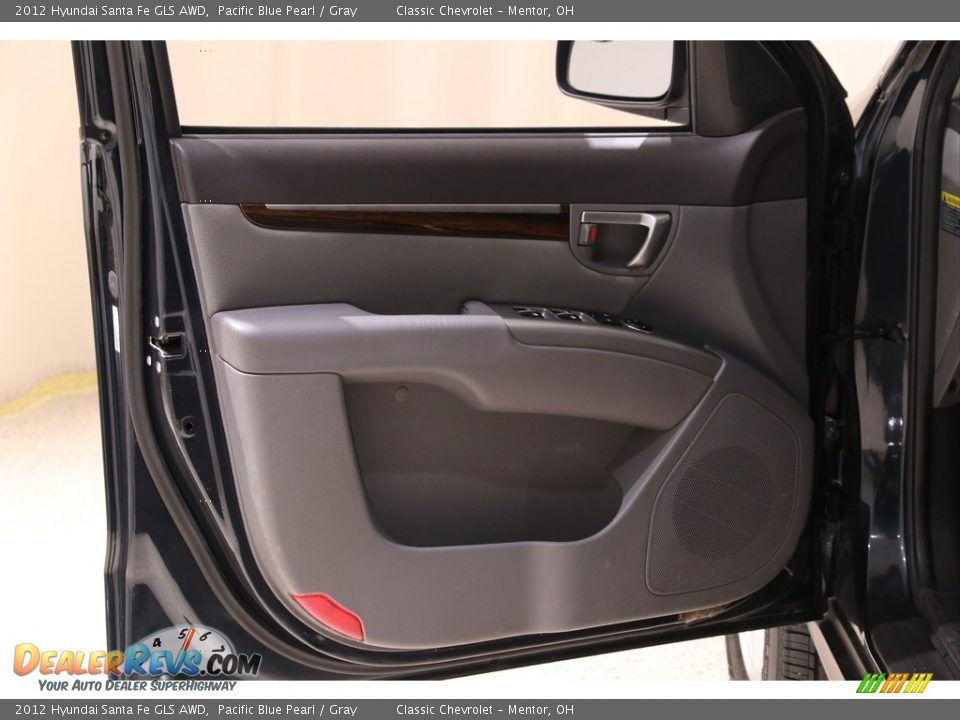 2012 Hyundai Santa Fe GLS AWD Pacific Blue Pearl / Gray Photo #4