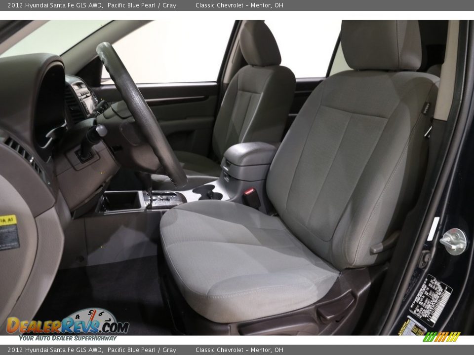 2012 Hyundai Santa Fe GLS AWD Pacific Blue Pearl / Gray Photo #5
