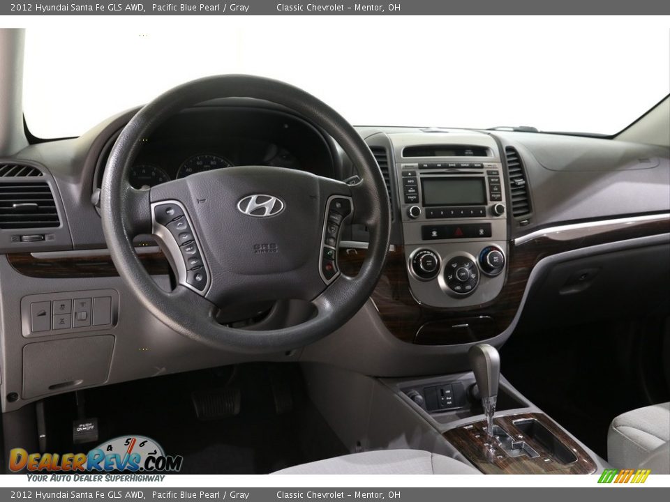 2012 Hyundai Santa Fe GLS AWD Pacific Blue Pearl / Gray Photo #6