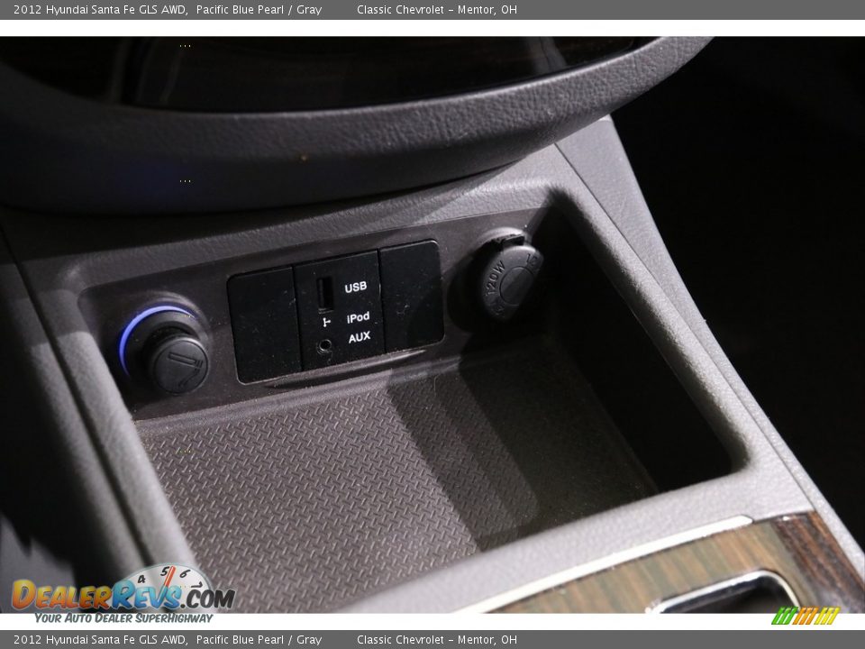 2012 Hyundai Santa Fe GLS AWD Pacific Blue Pearl / Gray Photo #10