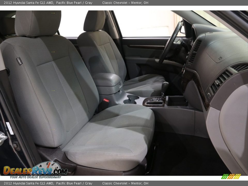 2012 Hyundai Santa Fe GLS AWD Pacific Blue Pearl / Gray Photo #11