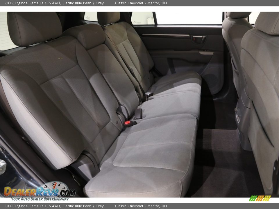 2012 Hyundai Santa Fe GLS AWD Pacific Blue Pearl / Gray Photo #12
