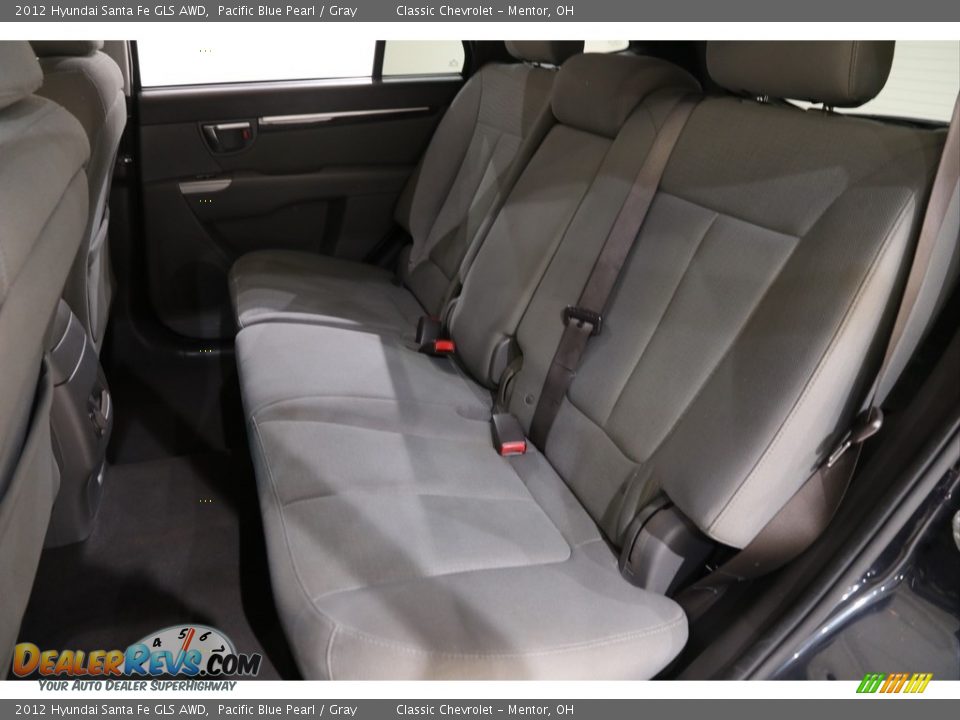 2012 Hyundai Santa Fe GLS AWD Pacific Blue Pearl / Gray Photo #13