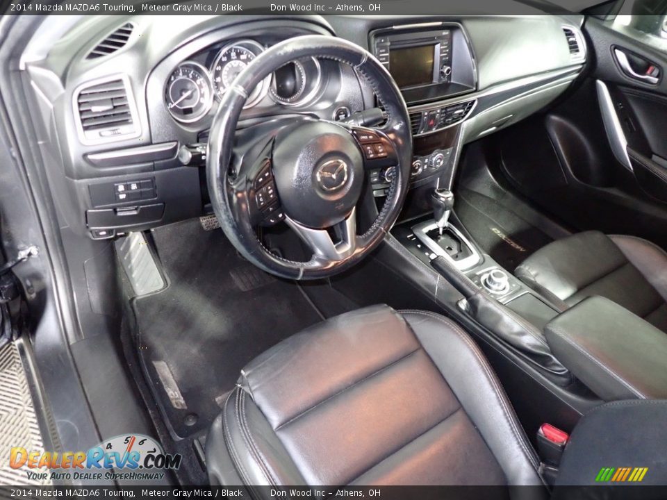 2014 Mazda MAZDA6 Touring Meteor Gray Mica / Black Photo #17