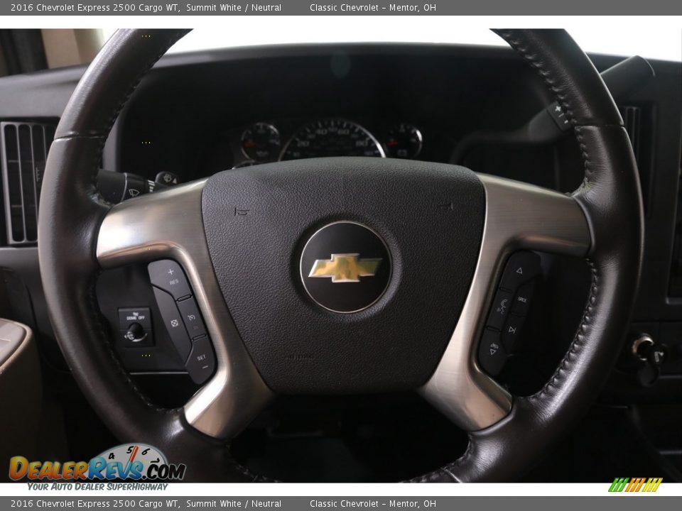 2016 Chevrolet Express 2500 Cargo WT Steering Wheel Photo #7
