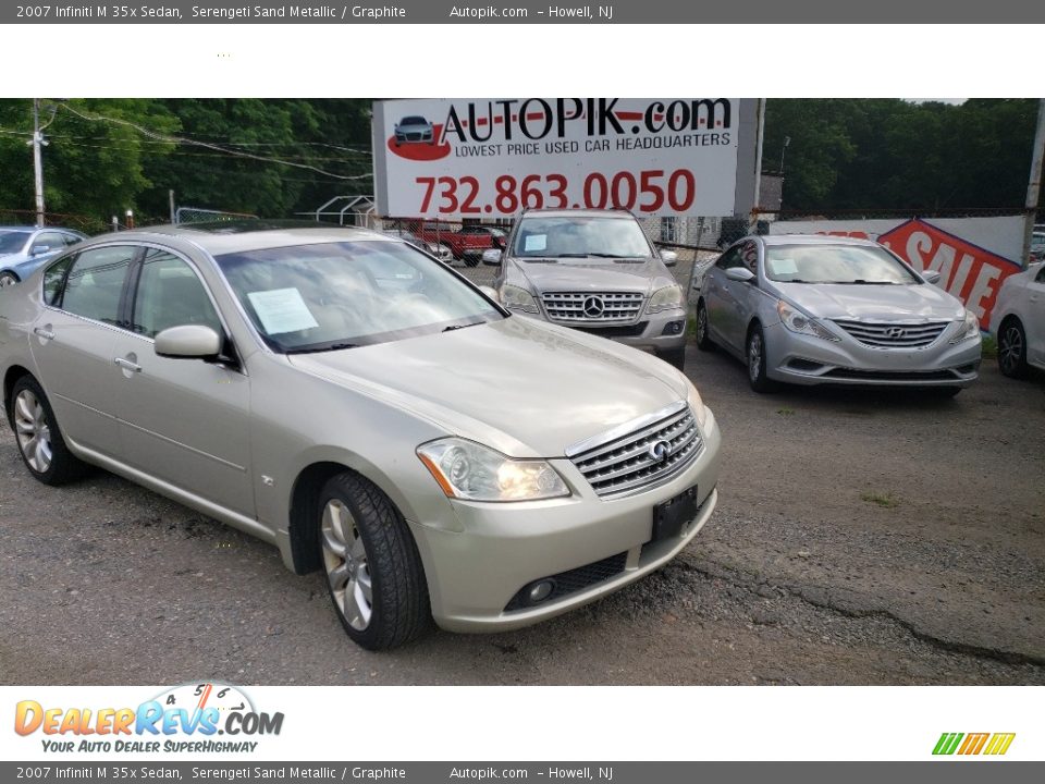 2007 Infiniti M 35x Sedan Serengeti Sand Metallic / Graphite Photo #1