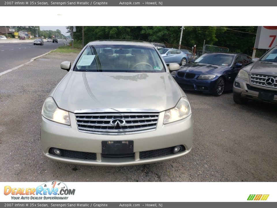 2007 Infiniti M 35x Sedan Serengeti Sand Metallic / Graphite Photo #2