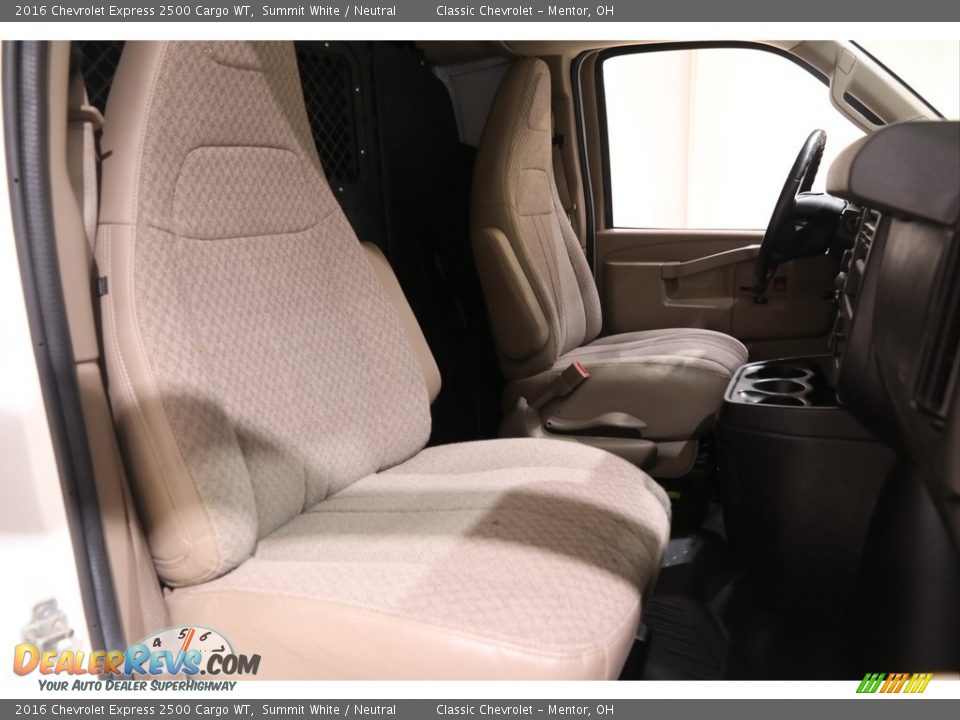 Front Seat of 2016 Chevrolet Express 2500 Cargo WT Photo #14