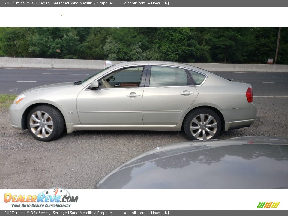 2007 Infiniti M 35x Sedan Serengeti Sand Metallic / Graphite Photo #4