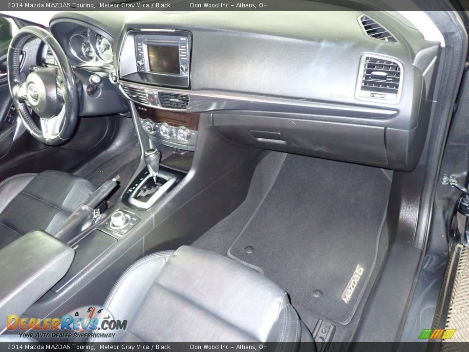 2014 Mazda MAZDA6 Touring Meteor Gray Mica / Black Photo #25