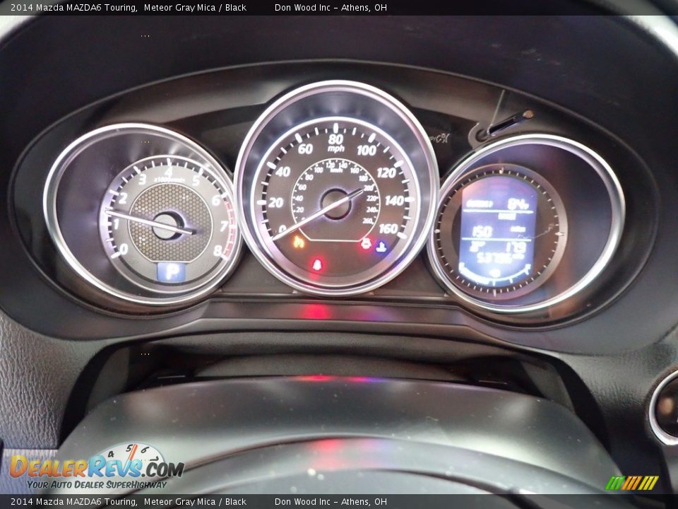 2014 Mazda MAZDA6 Touring Meteor Gray Mica / Black Photo #26