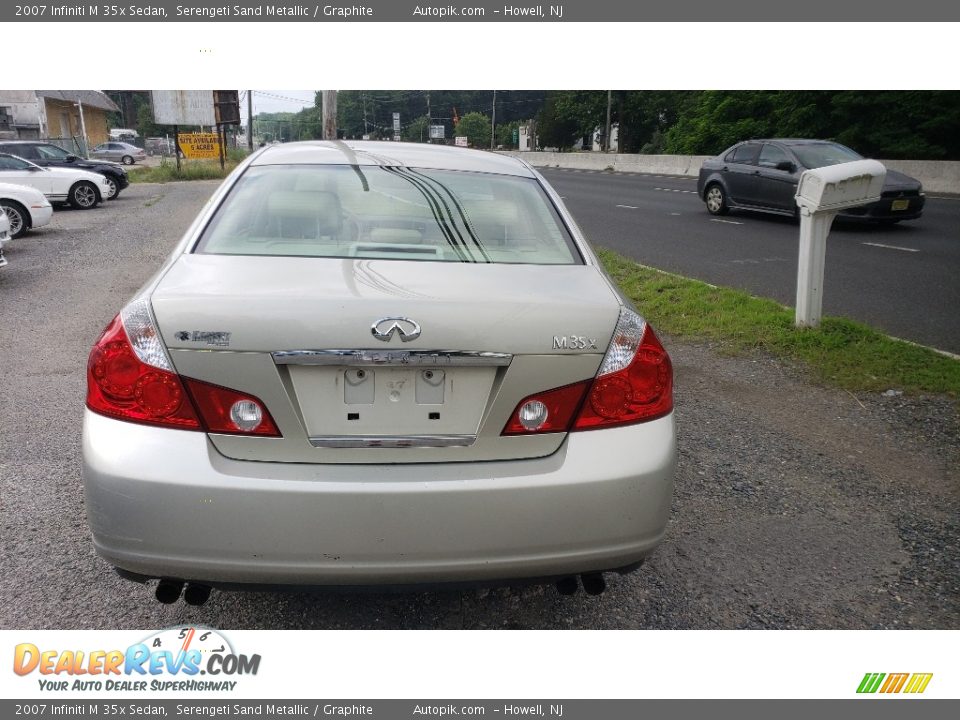 2007 Infiniti M 35x Sedan Serengeti Sand Metallic / Graphite Photo #6