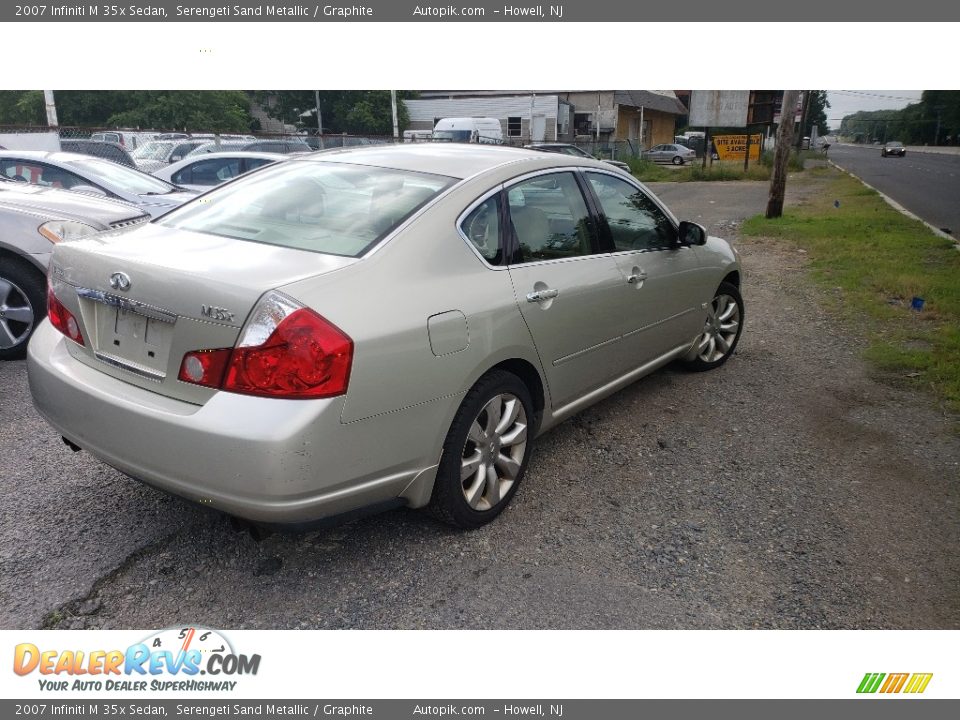 2007 Infiniti M 35x Sedan Serengeti Sand Metallic / Graphite Photo #7
