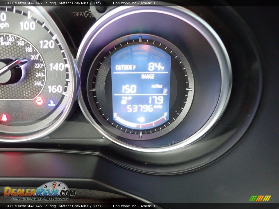 2014 Mazda MAZDA6 Touring Meteor Gray Mica / Black Photo #28