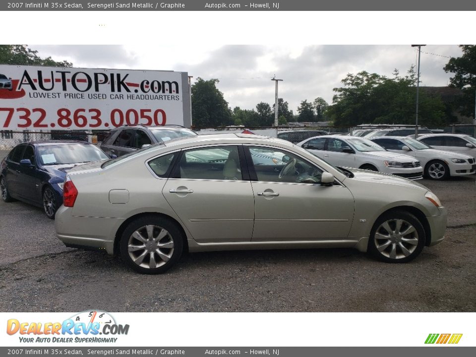 2007 Infiniti M 35x Sedan Serengeti Sand Metallic / Graphite Photo #8