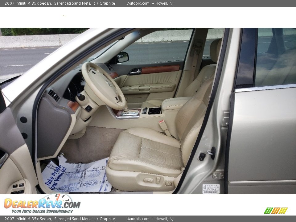 2007 Infiniti M 35x Sedan Serengeti Sand Metallic / Graphite Photo #9