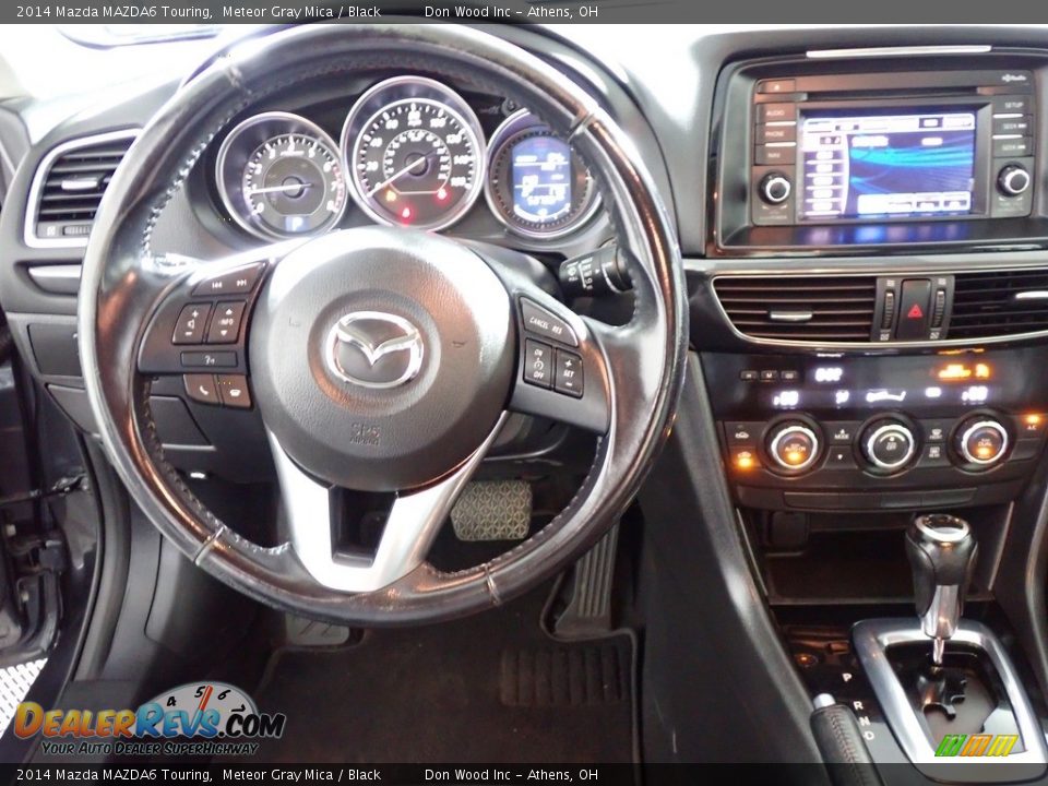 2014 Mazda MAZDA6 Touring Meteor Gray Mica / Black Photo #29