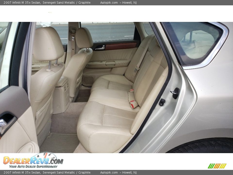 2007 Infiniti M 35x Sedan Serengeti Sand Metallic / Graphite Photo #10