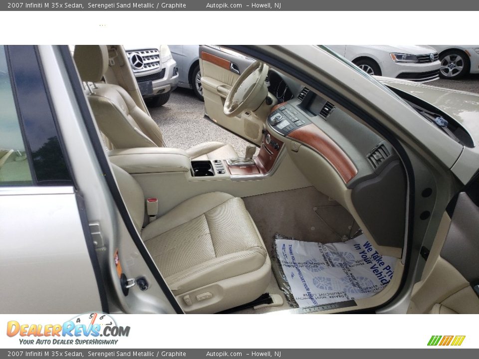2007 Infiniti M 35x Sedan Serengeti Sand Metallic / Graphite Photo #13