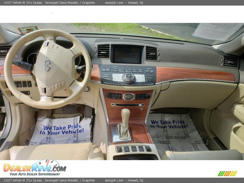 2007 Infiniti M 35x Sedan Serengeti Sand Metallic / Graphite Photo #14