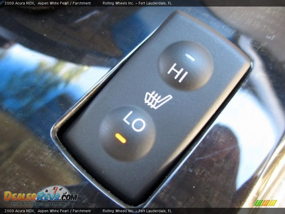 2009 Acura MDX Aspen White Pearl / Parchment Photo #4