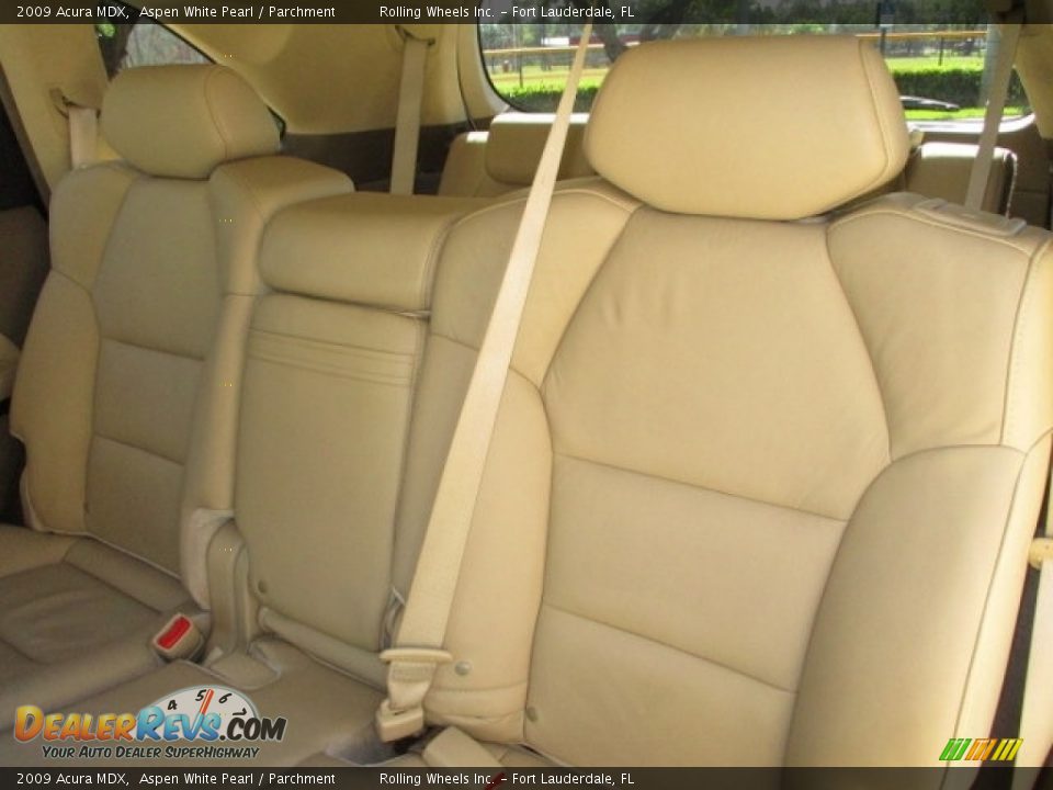 2009 Acura MDX Aspen White Pearl / Parchment Photo #10