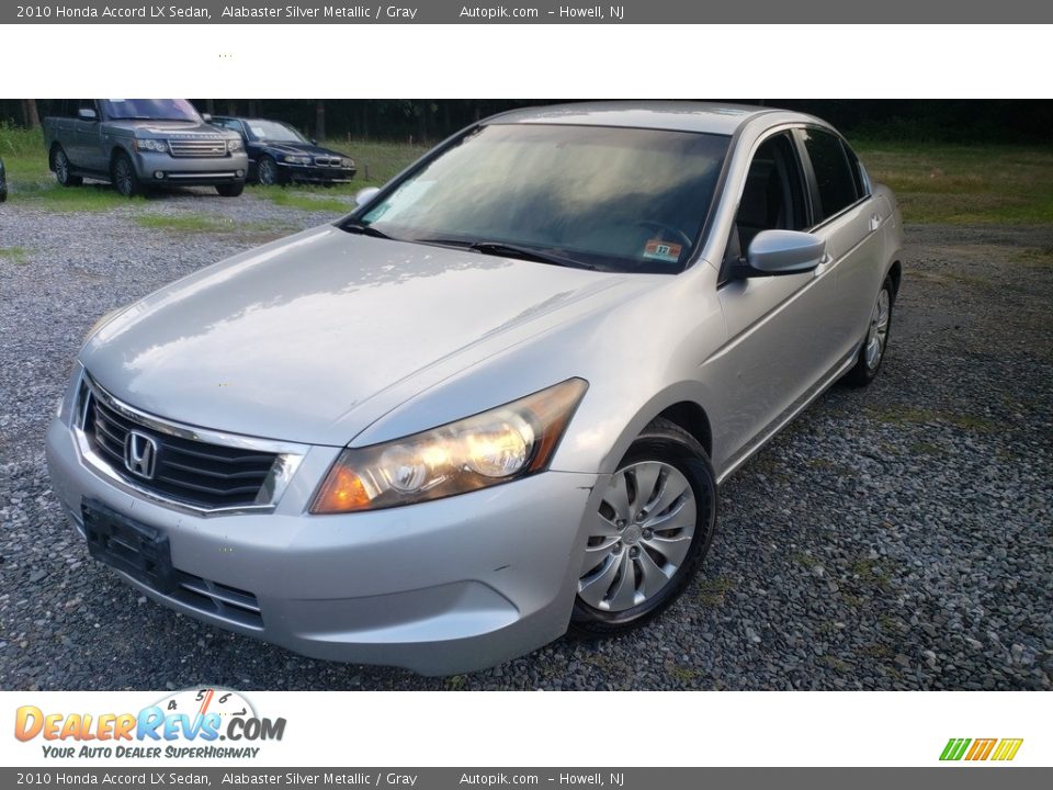 2010 Honda Accord LX Sedan Alabaster Silver Metallic / Gray Photo #3