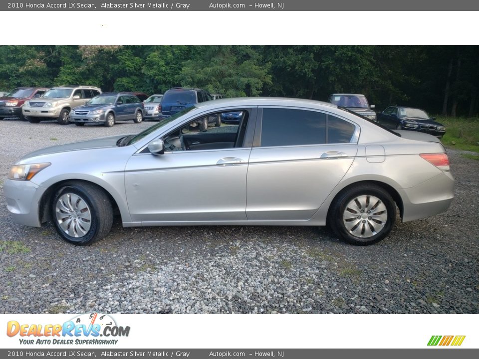 2010 Honda Accord LX Sedan Alabaster Silver Metallic / Gray Photo #4