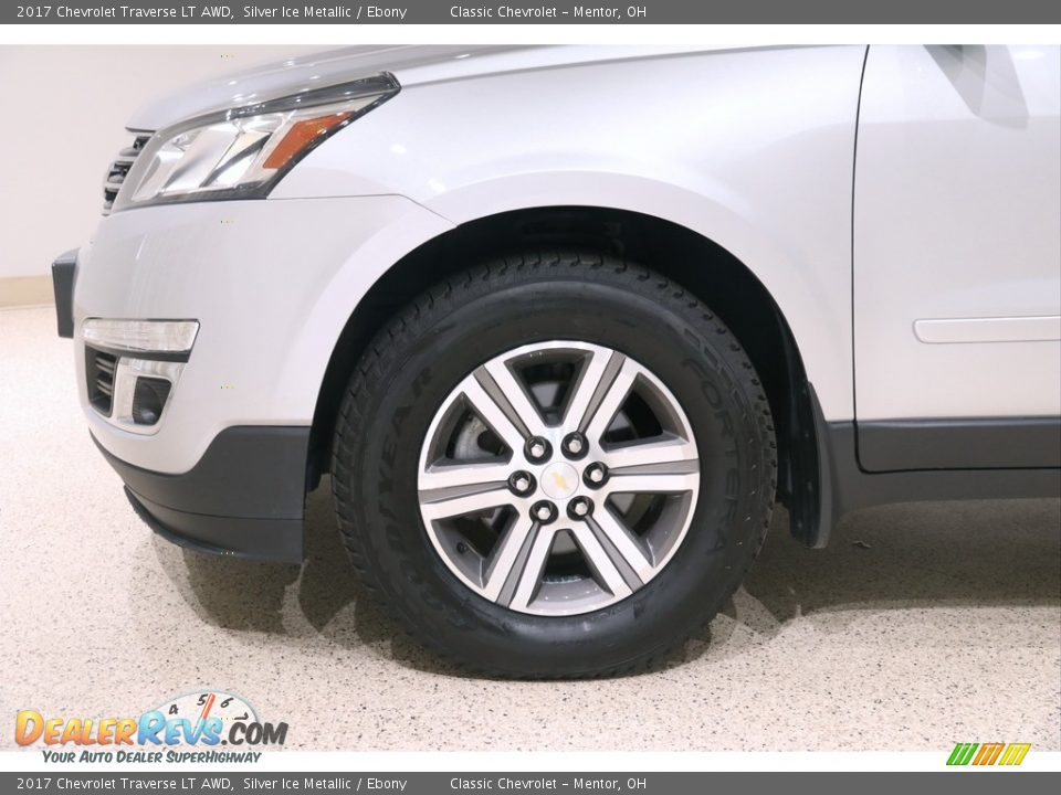 2017 Chevrolet Traverse LT AWD Silver Ice Metallic / Ebony Photo #29