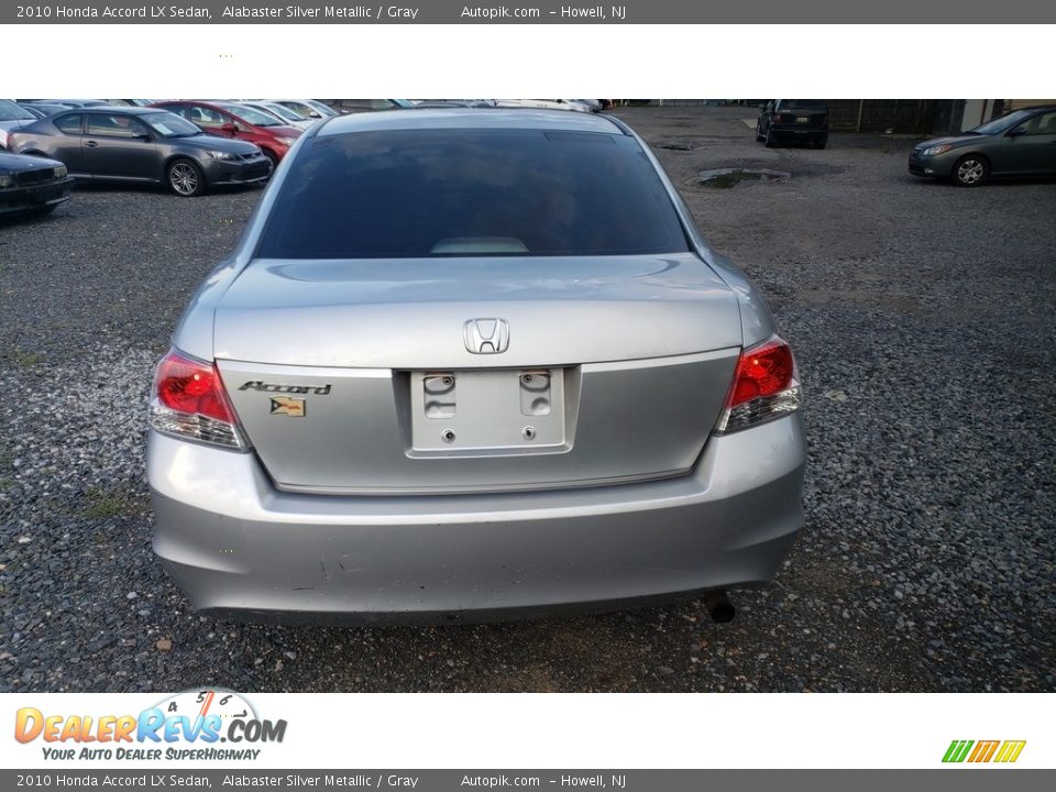 2010 Honda Accord LX Sedan Alabaster Silver Metallic / Gray Photo #6
