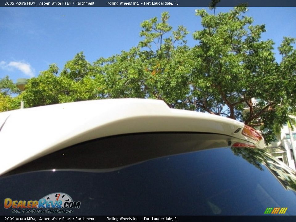 2009 Acura MDX Aspen White Pearl / Parchment Photo #20