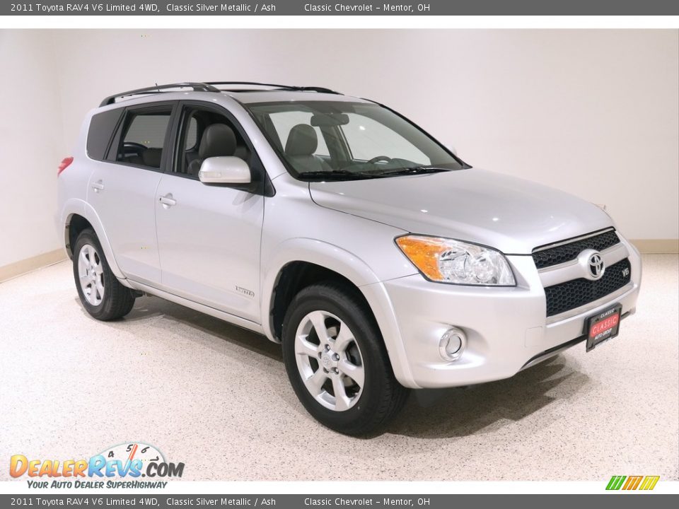2011 Toyota RAV4 V6 Limited 4WD Classic Silver Metallic / Ash Photo #1