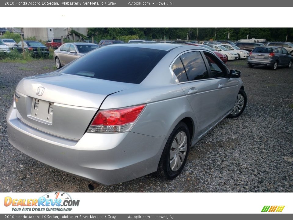 2010 Honda Accord LX Sedan Alabaster Silver Metallic / Gray Photo #7