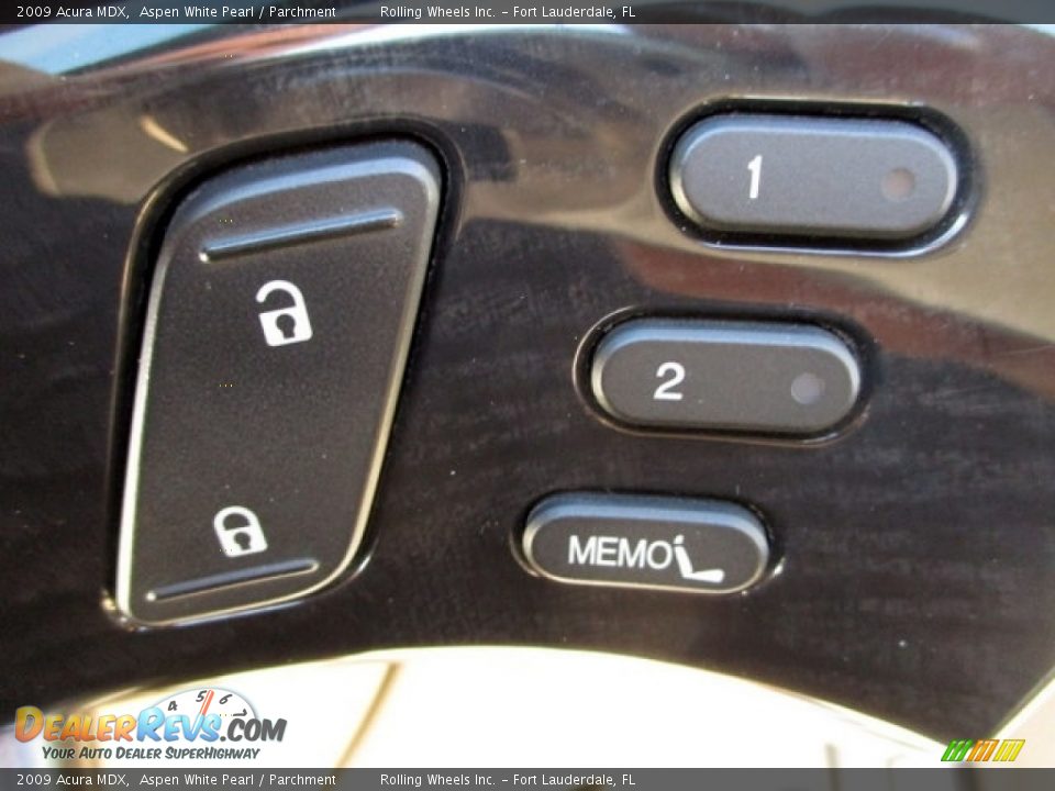 2009 Acura MDX Aspen White Pearl / Parchment Photo #21